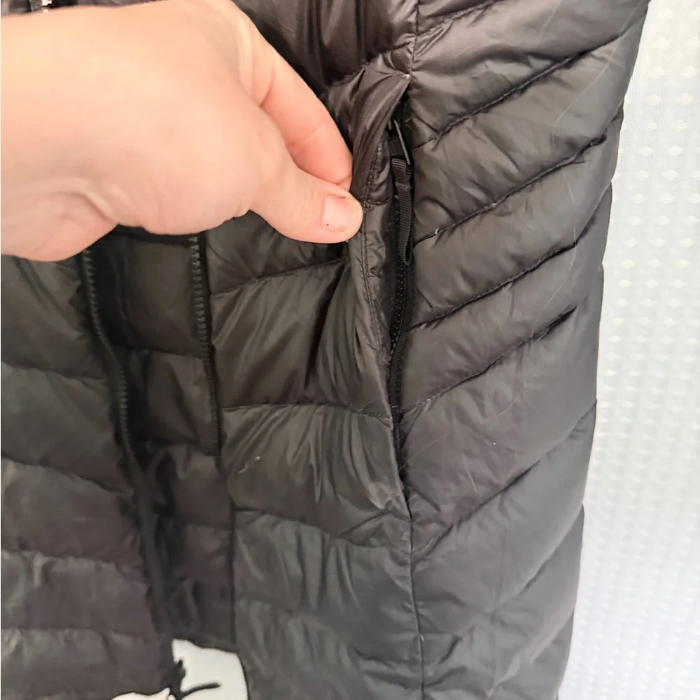 Patagonia Parka Womens Black Insulated Zip Coat Lightweight Parka Size XS - Picture 9 of 12
